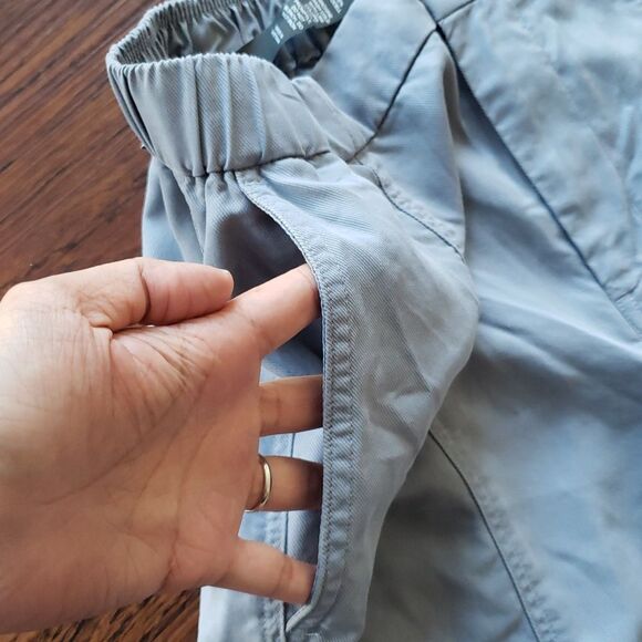 Vuori Women's Coastline Pant in Mallorca Gray Blue Chic Feminine High Waist S - Picture 4 of 6